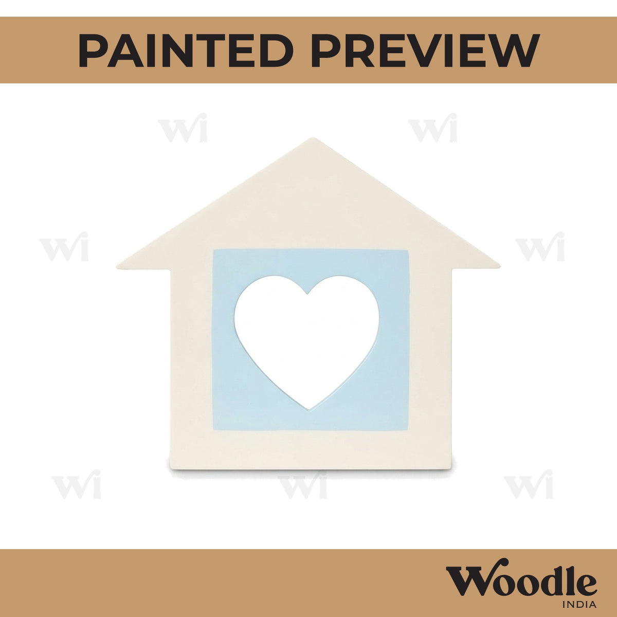 House Cutout MDF Design 1