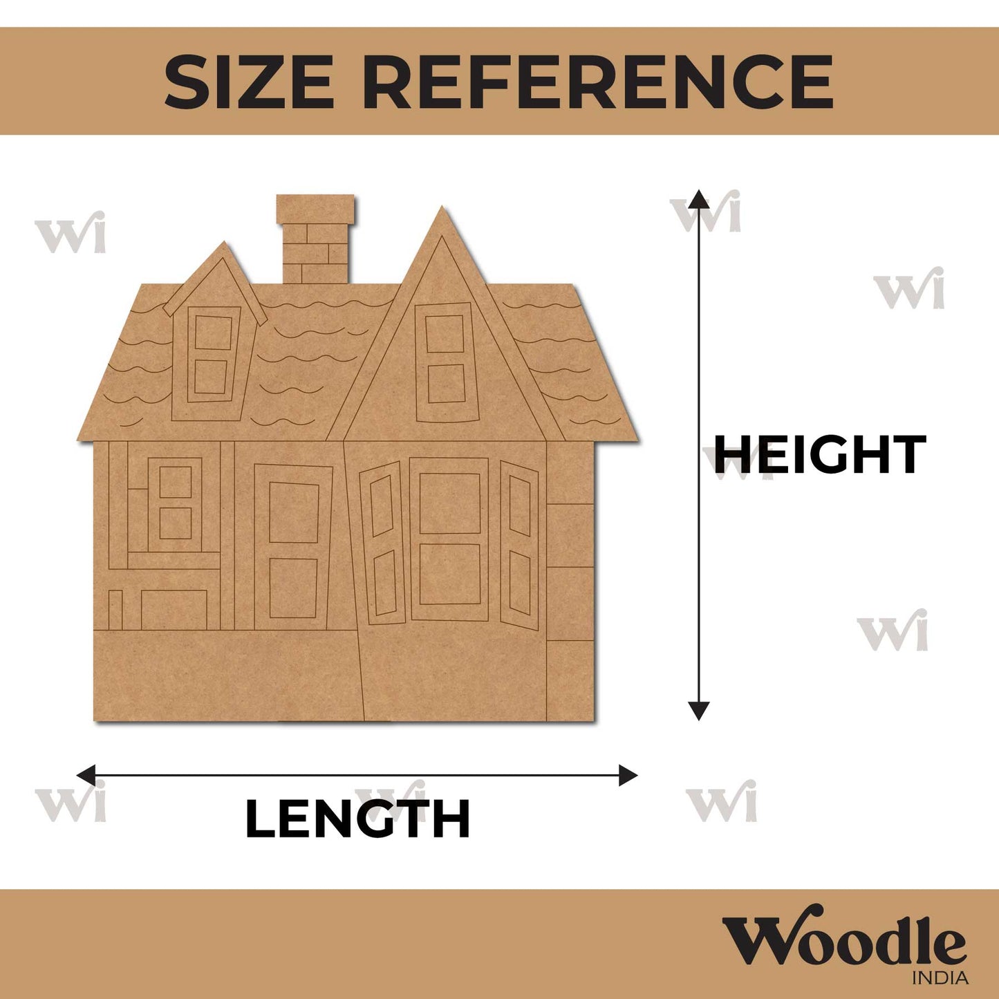 House Pre Marked MDF Design 7