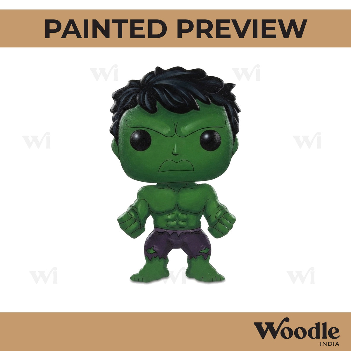 Hulk Marvel Avengers Pre Marked MDF Design 4