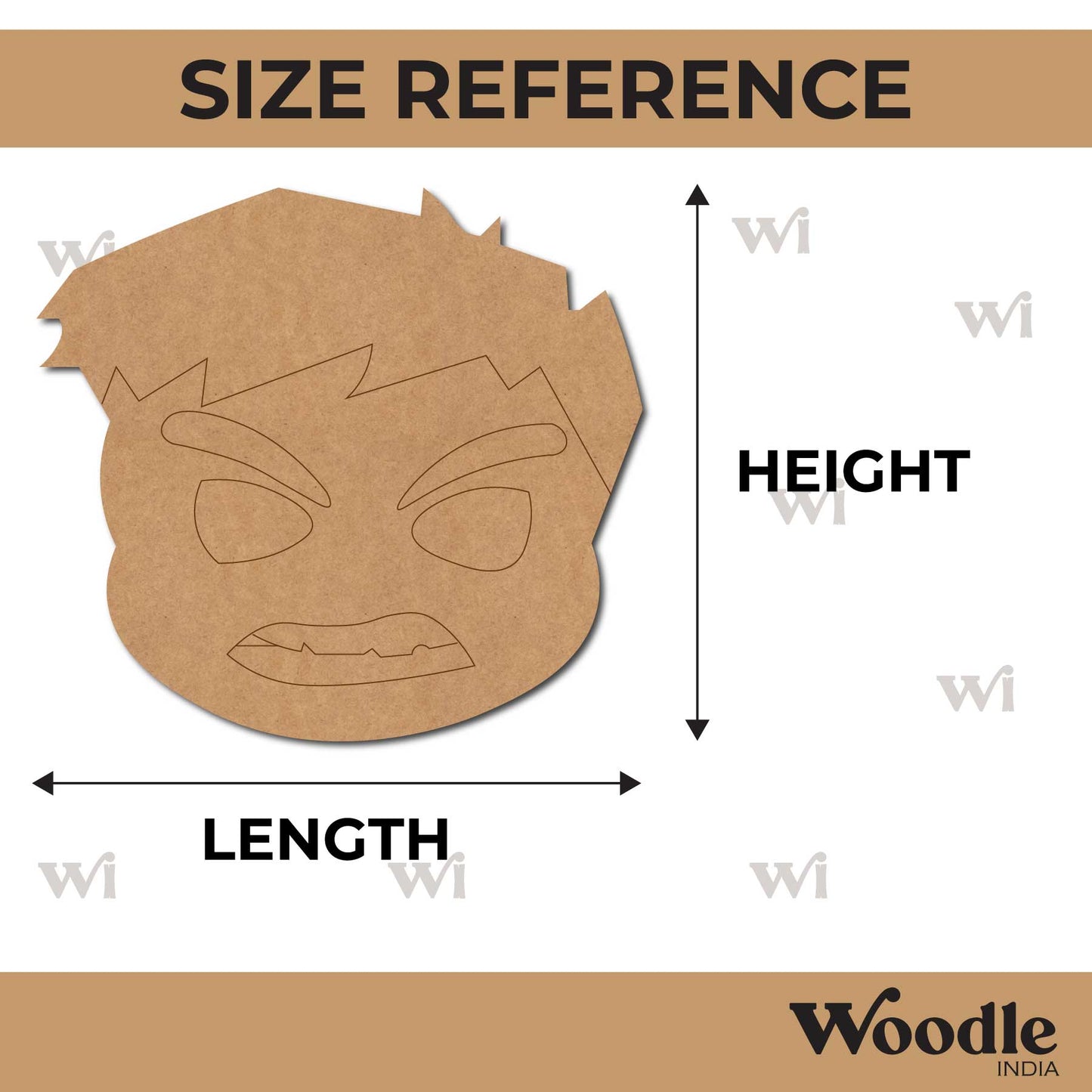 Hulk Marvel Avengers Pre Marked MDF Design 8