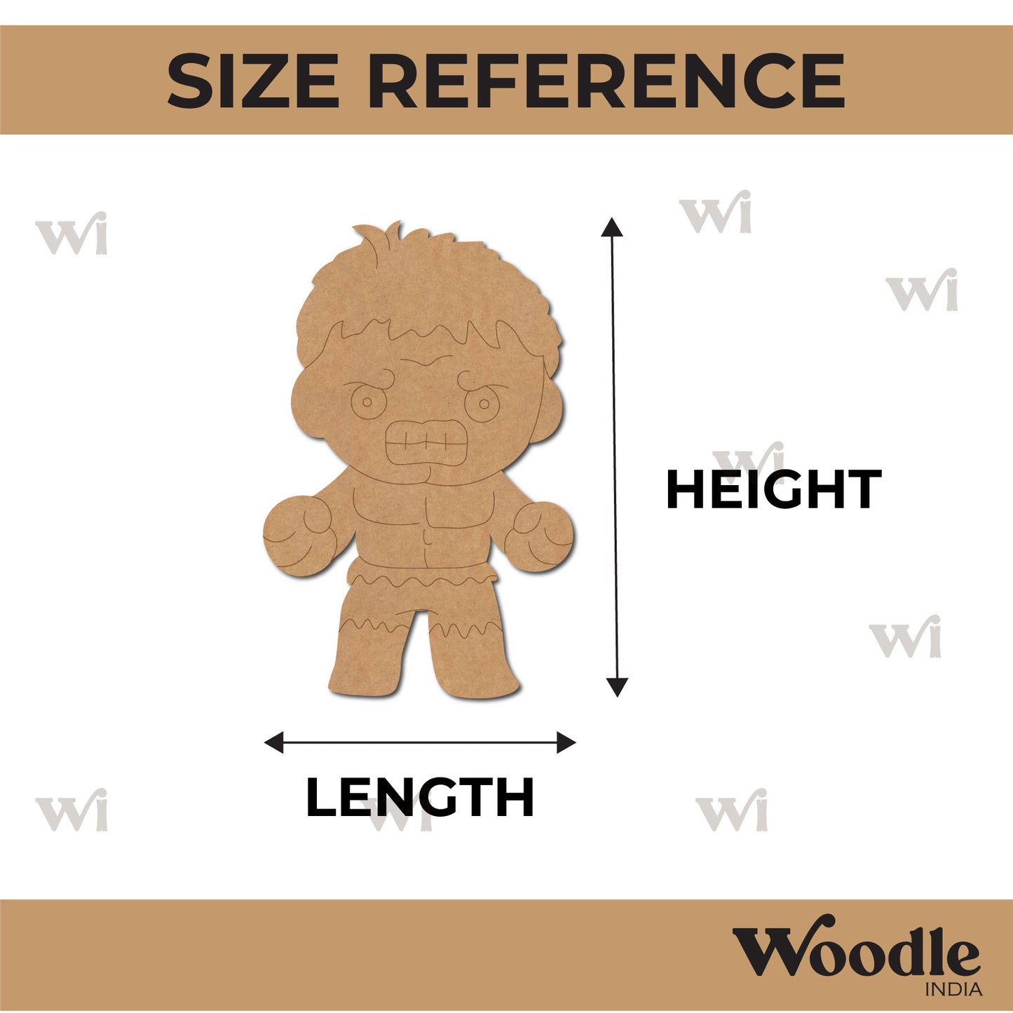 Hulk Marvel Avengers Pre Marked MDF Design 9