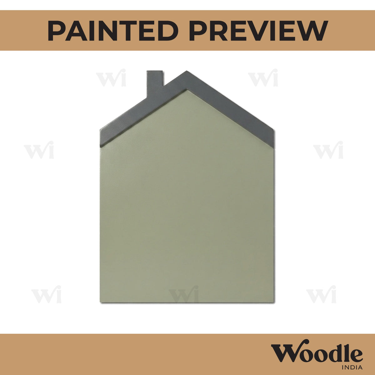Hut Nameplate MDF Design 1