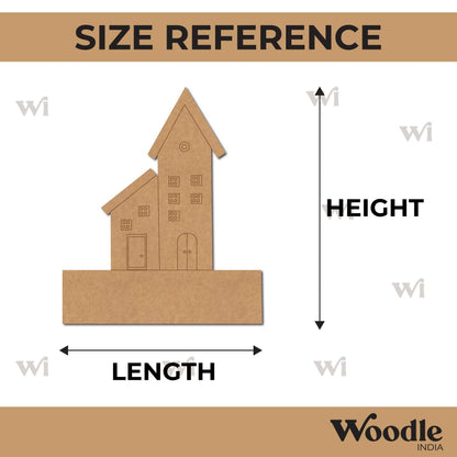 Hut Nameplate Pre Marked Base MDF Design 1