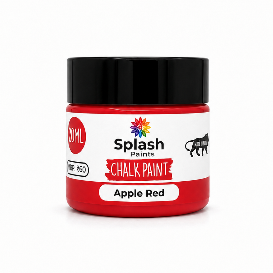 Splash Paints Chalk Paint Apple Red 06