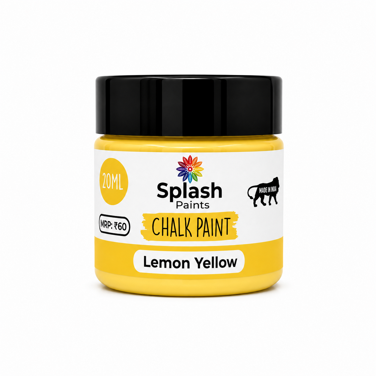 Splash Paints Chalk Paint Lemon Yellow 10