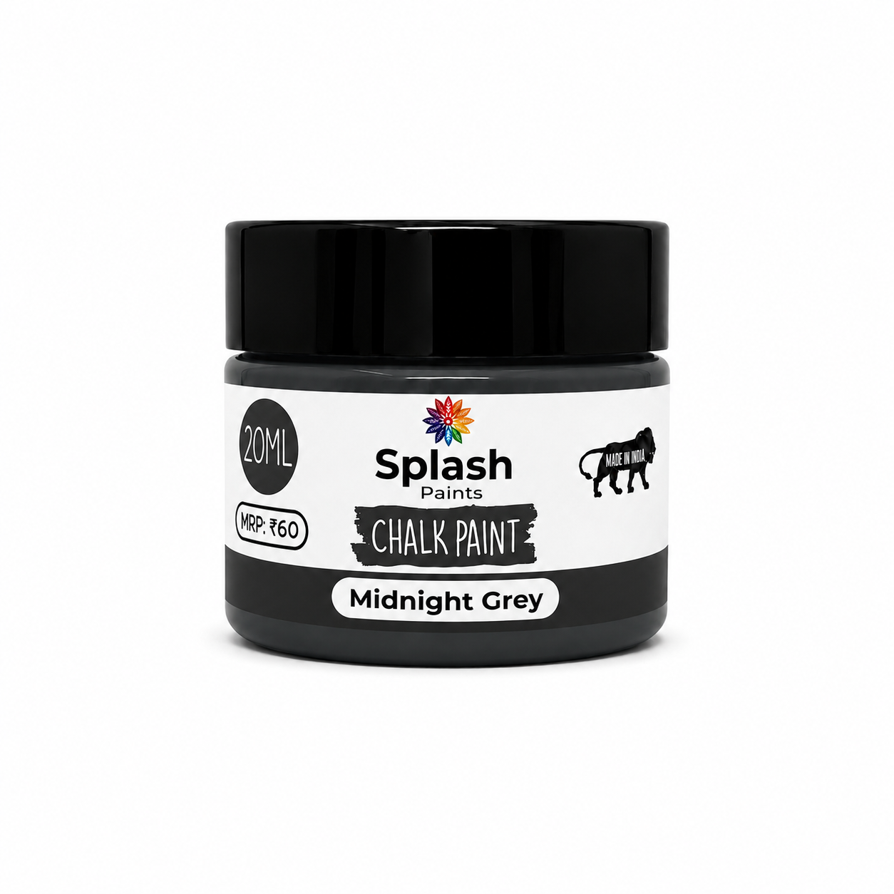 Splash Paints Chalk Paint Midnight Grey 24