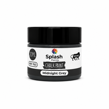 Splash Paints Chalk Paint Midnight Grey 24