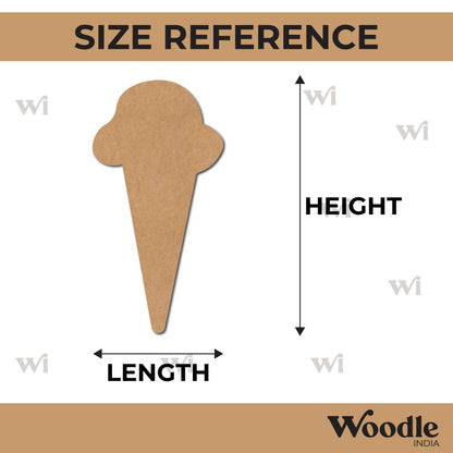 Ice Cream Cutout MDF Design 1