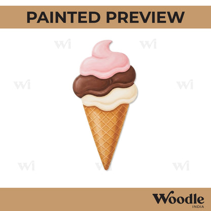 Ice Cream Cutout MDF Design 2