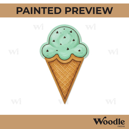 Ice Cream Mosaic Art Base MDF Design 1