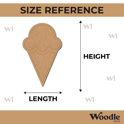 Ice Cream Mosaic Art Base MDF Design 1