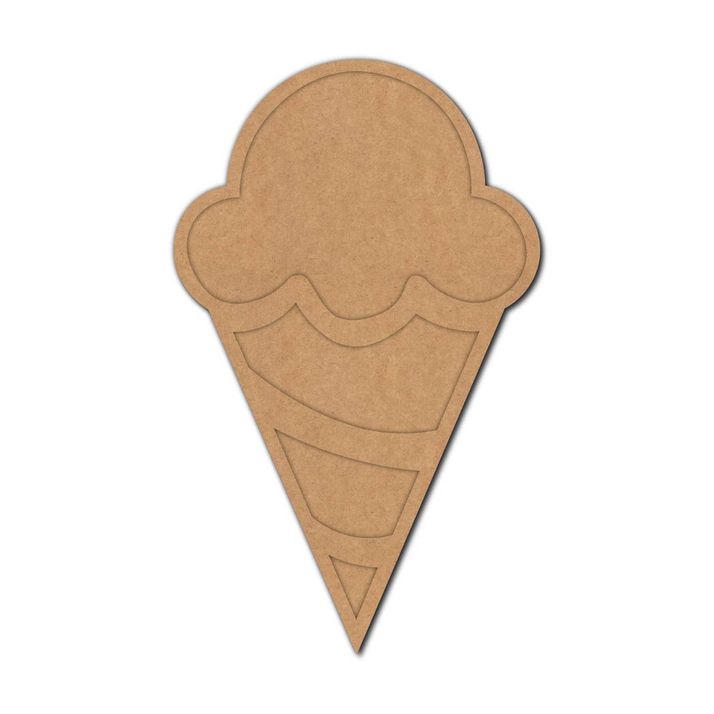 Ice Cream Mosaic Art Base MDF Design 2