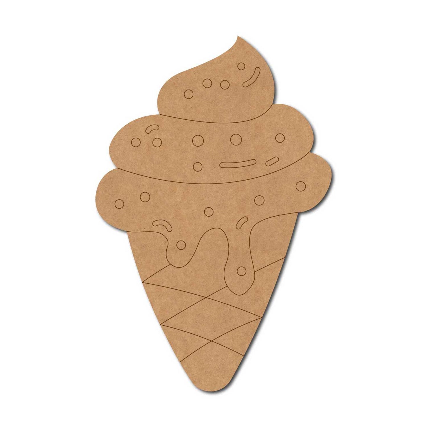 Ice Cream Pre Marked MDF Design 11