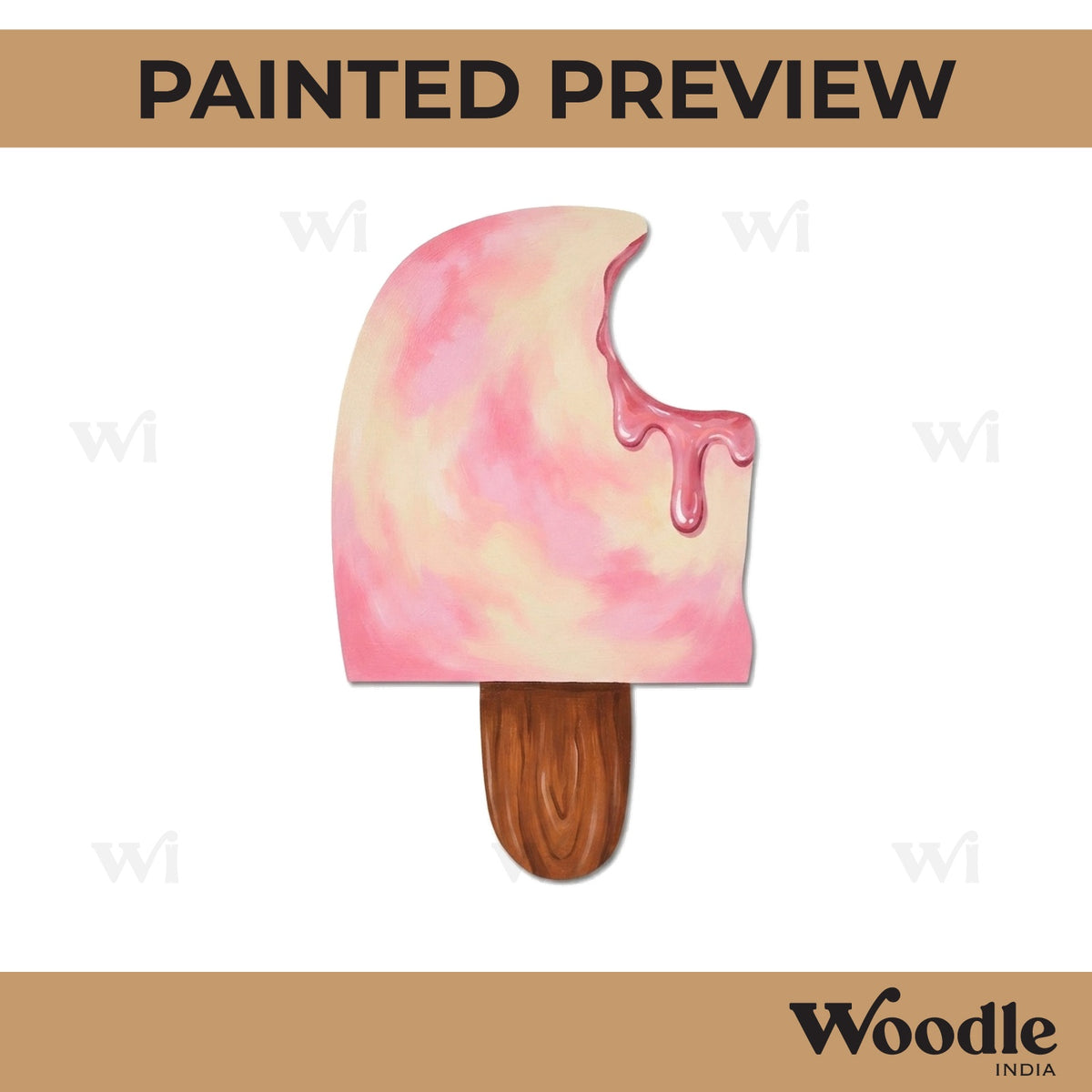 Ice Cream Pre Marked MDF Design 3
