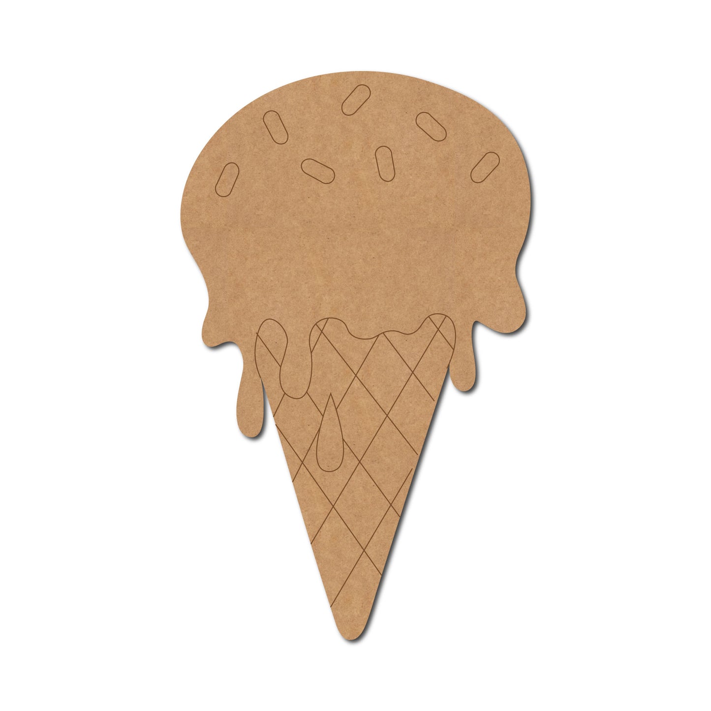 Ice Cream Pre Marked MDF Design 5