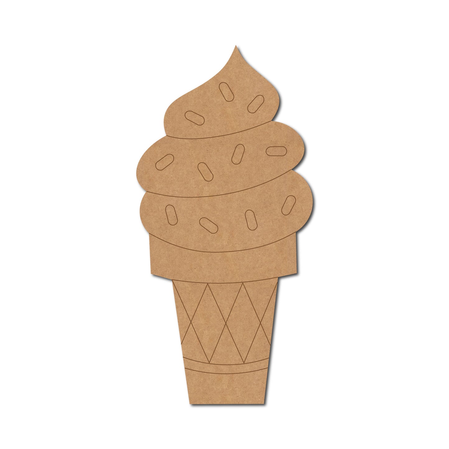 Ice Cream Pre Marked MDF Design 7