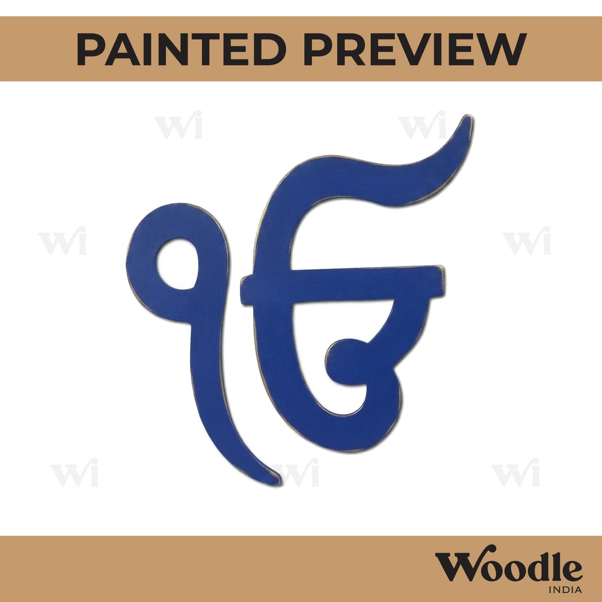 Ik Onkar Cutout MDF Design 1