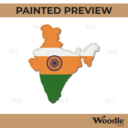 India Map Pre Marked MDF Design 2