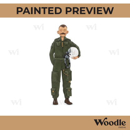 Indian Air Force Pilot Pre Marked MDF Design 1