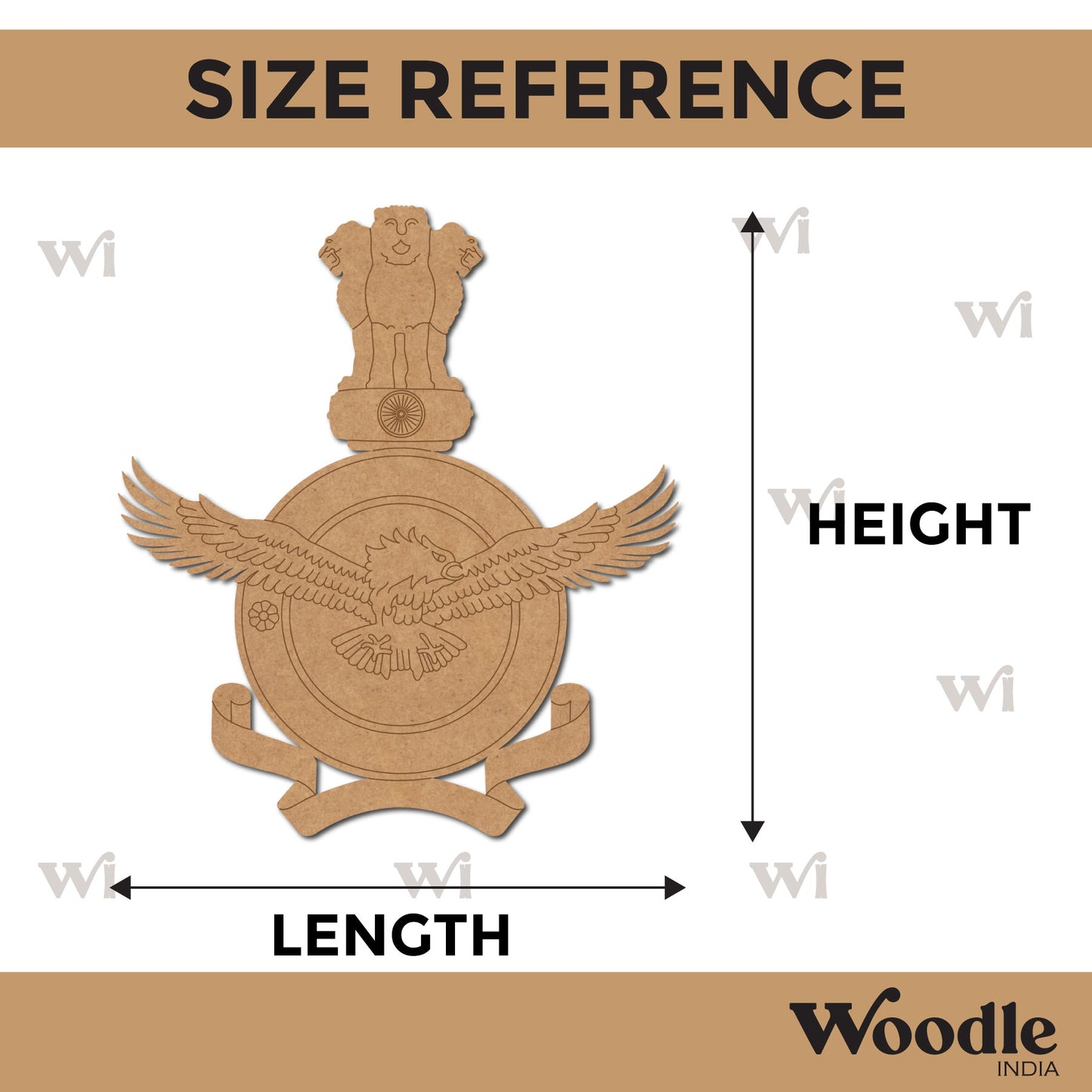 Indian Air Force Pre Marked MDF Design 1