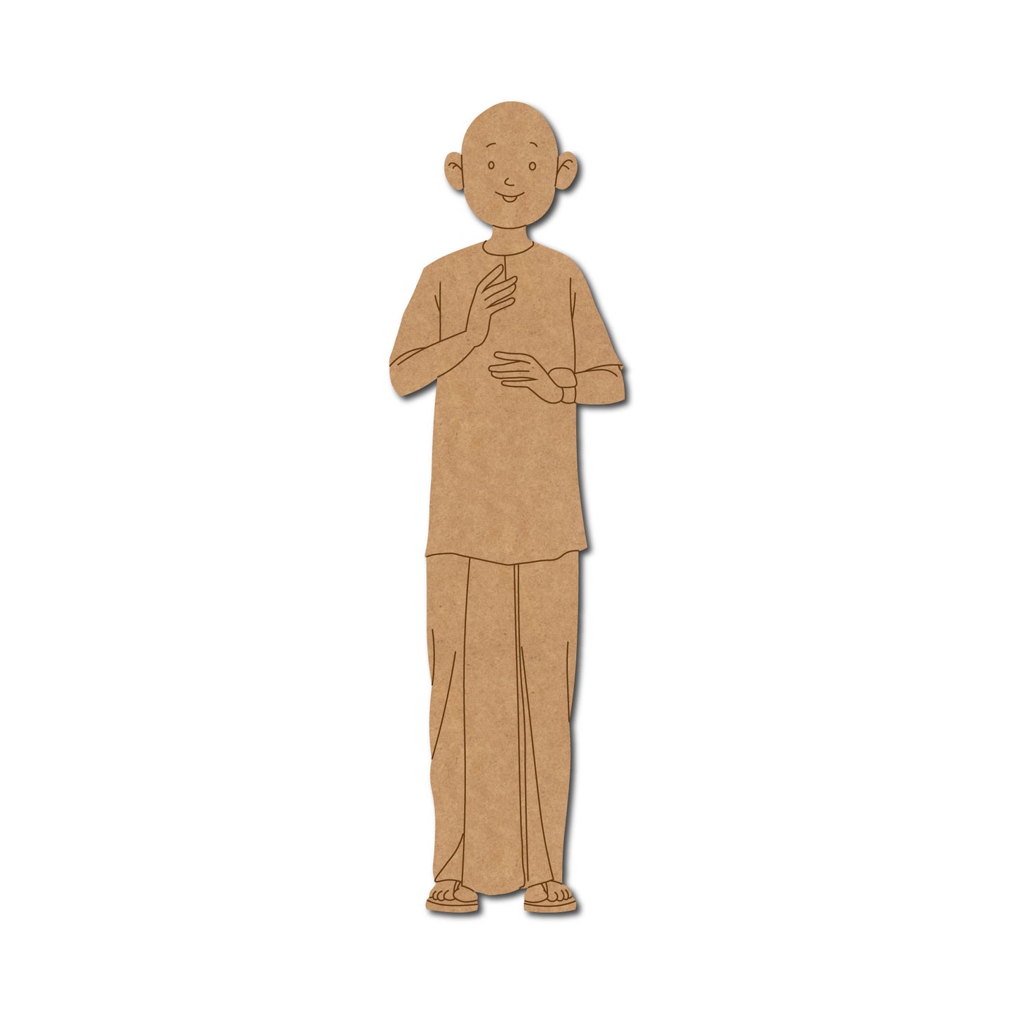 Indian Hindu Monk Pre Marked MDF Design 1