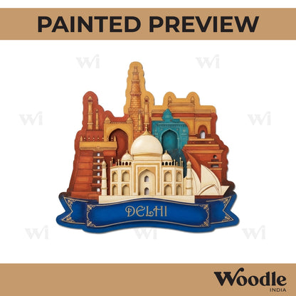 Indian Monuments Pre Marked Base MDF Design 1