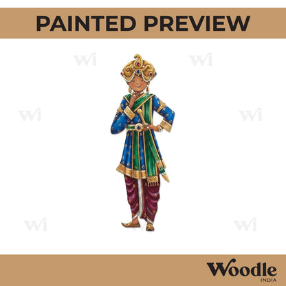 Indian Royal King Pre Marked MDF Design 10