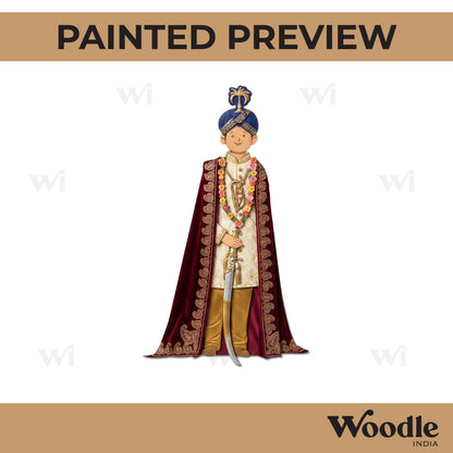 Indian Royal King Pre Marked MDF Design 11