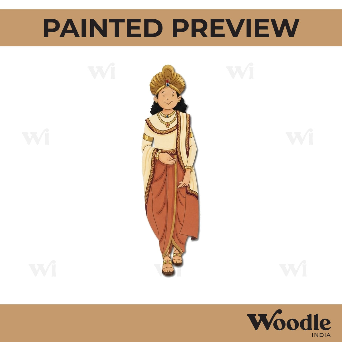 Indian Royal King Pre Marked MDF Design 4