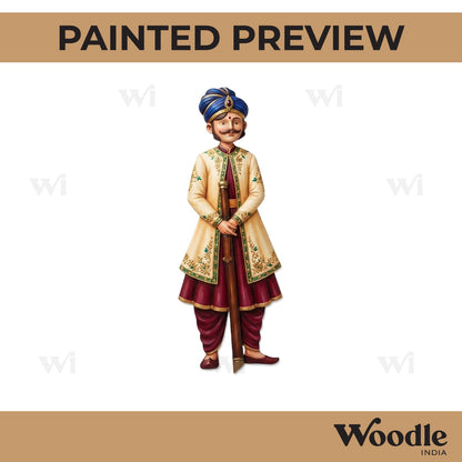 Indian Royal King Pre Marked MDF Design 5