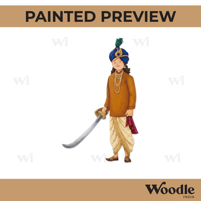 Indian Royal King Pre Marked MDF Design 7