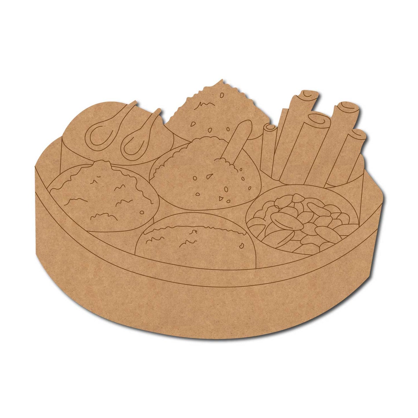 Indian Spices Pre Marked MDF Design 1