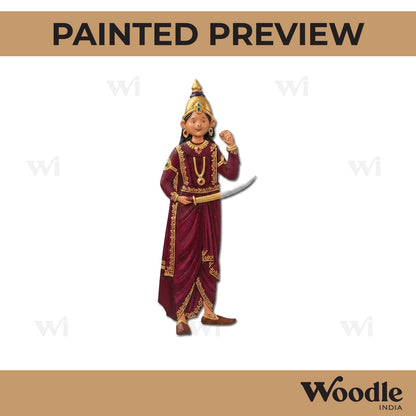 Indian Warrior Queen Pre Marked MDF Design 8