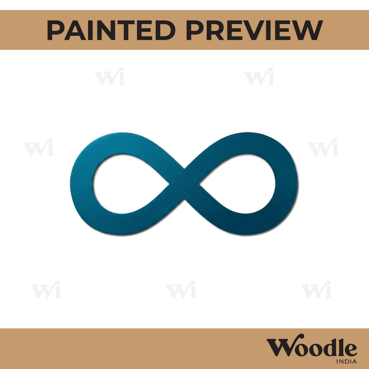 Infinity Symbol Cutout MDF Design 1