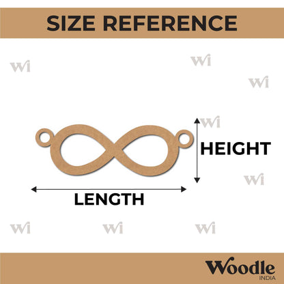 Infinity Symbol Rakhi Cutout MDF Design 1