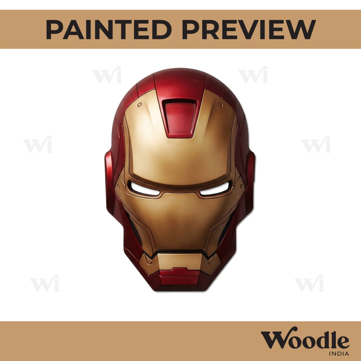 Iron Man Marvel Pre Marked MDF Design 1