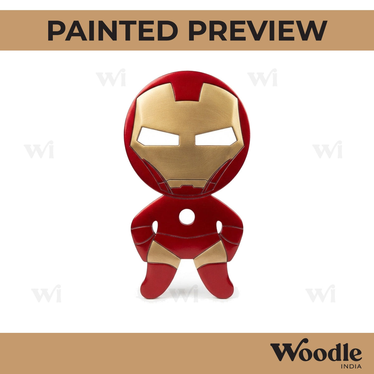 Iron Man Marvel Pre Marked MDF Design 2