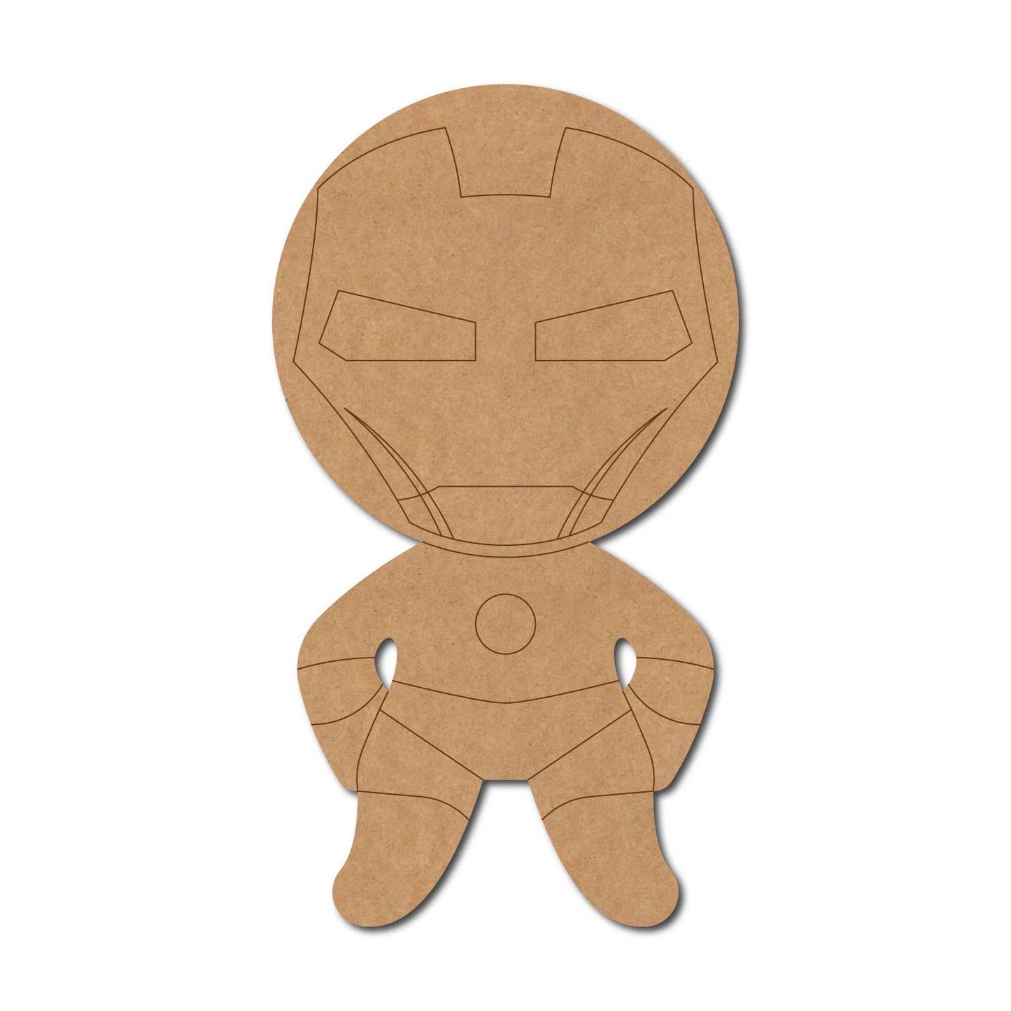 Iron Man Marvel Pre Marked MDF Design 2