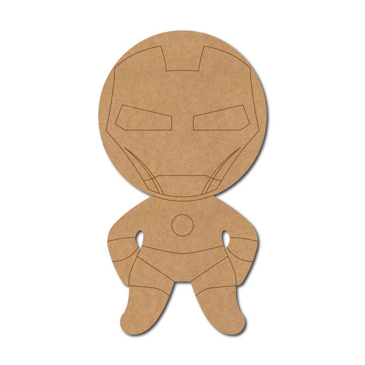 Iron Man Marvel Pre Marked MDF Design 2