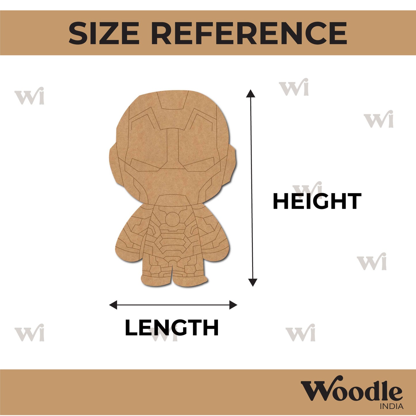 Iron Man Pre Marked MDF Design 2