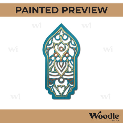Islamic Lantern Cutout MDF Design 1