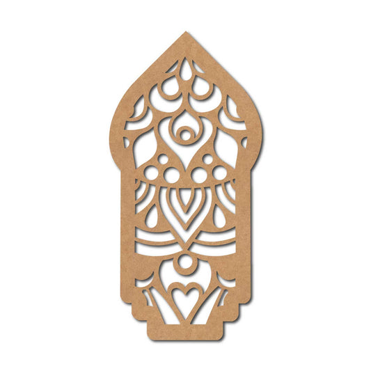 Islamic Lantern Cutout MDF Design 1