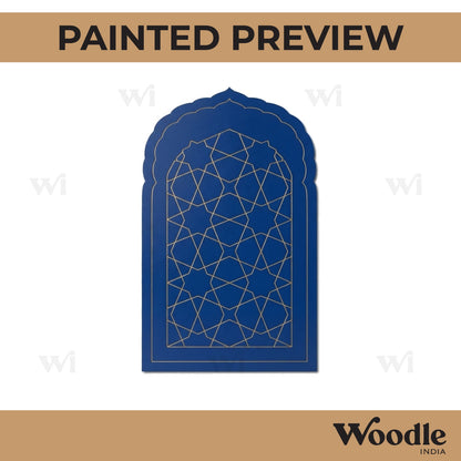 Islamic Pattern Mehrab Pre Marked MDF Design 1