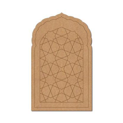 Islamic Pattern Mehrab Pre Marked MDF Design 1