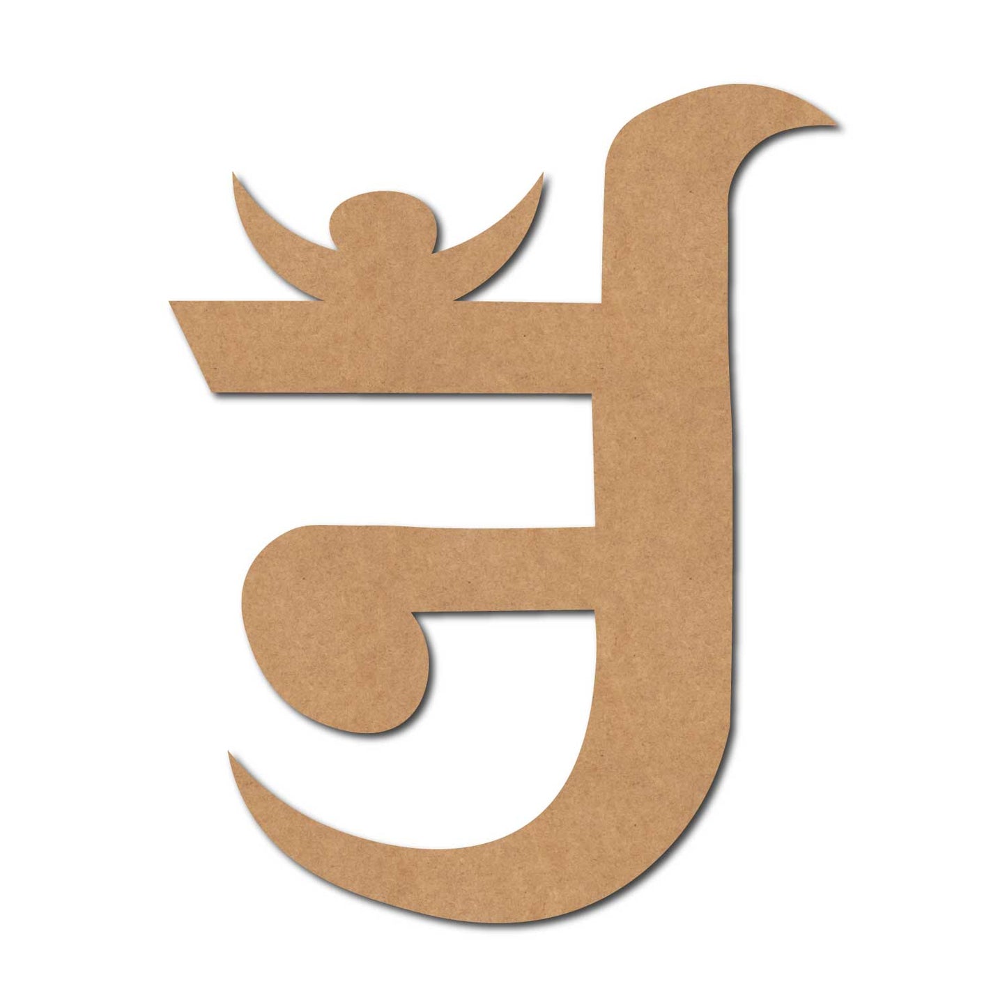 Jain Om Cutout MDF Design 1