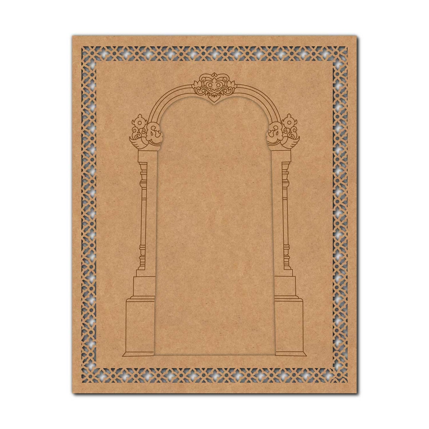 Jali Jharokha Pre Marked MDF Design 1