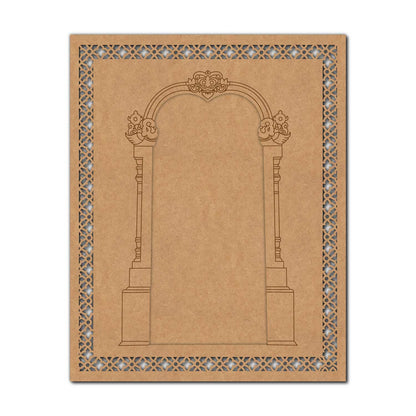Jali Jharokha Pre Marked MDF Design 1