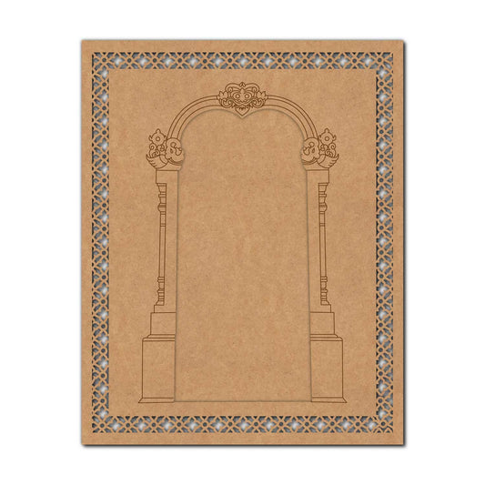 Jali Jharokha Pre Marked MDF Design 1
