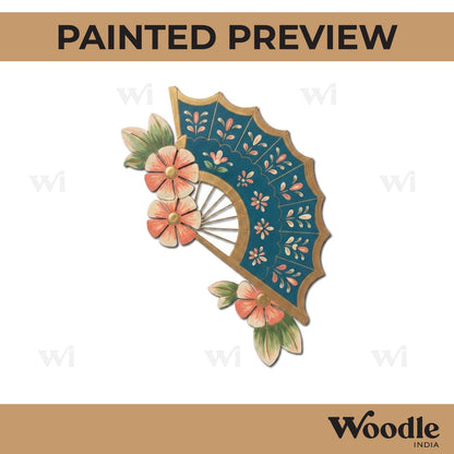 Japanese Fan Pre Marked MDF Design 1