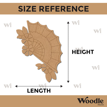 Japanese Fan Pre Marked MDF Design 1